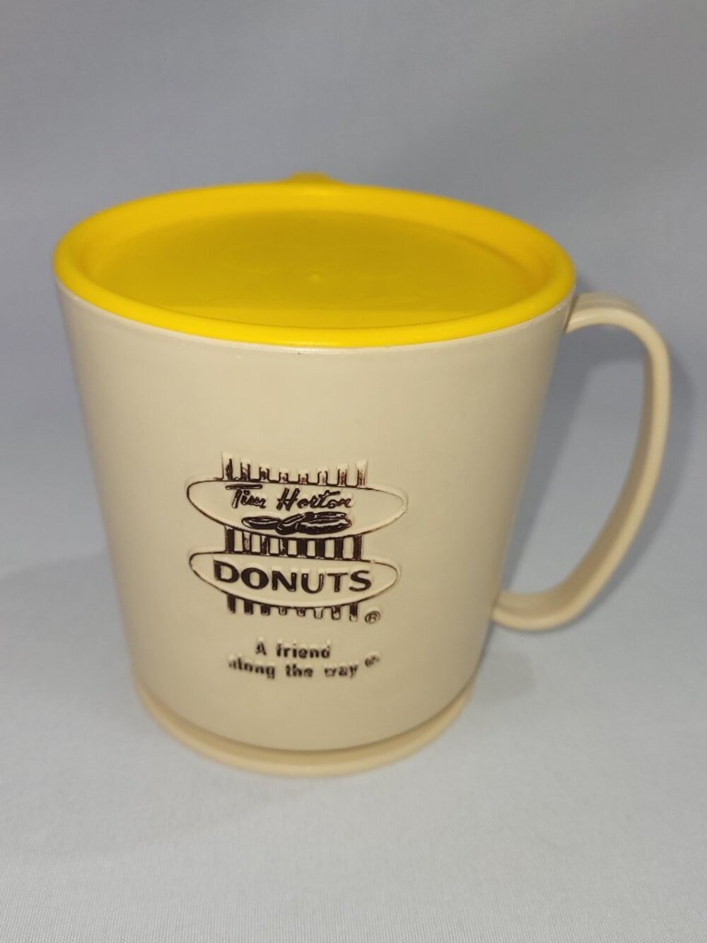 Tim Hortons Vintage Plastic Coffee Cup Travel Mug